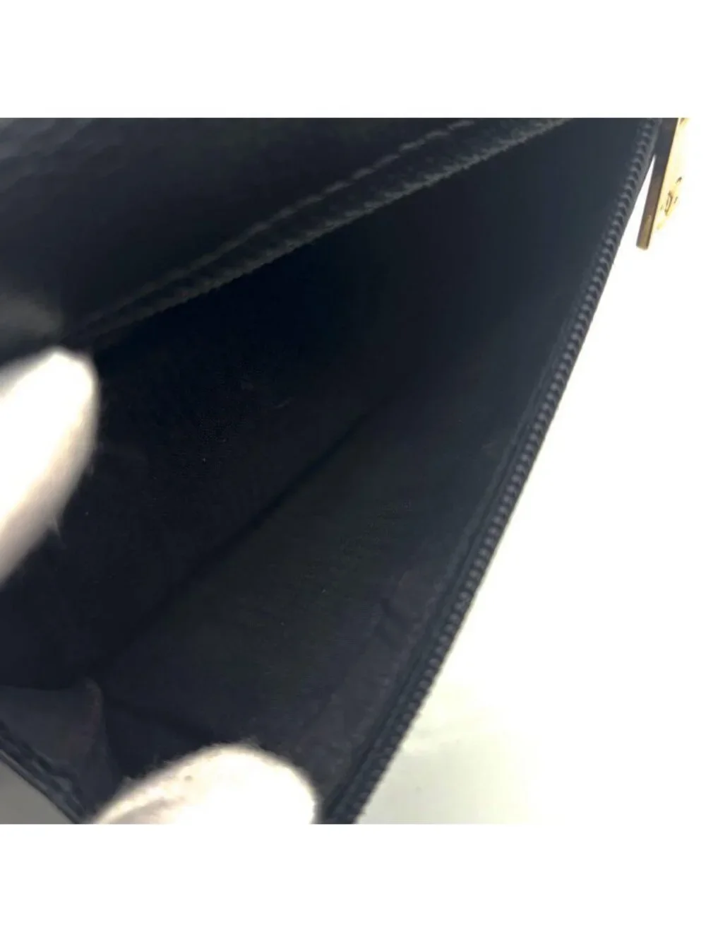 Chanel Wallet Coco Stitch Caviar Trifold